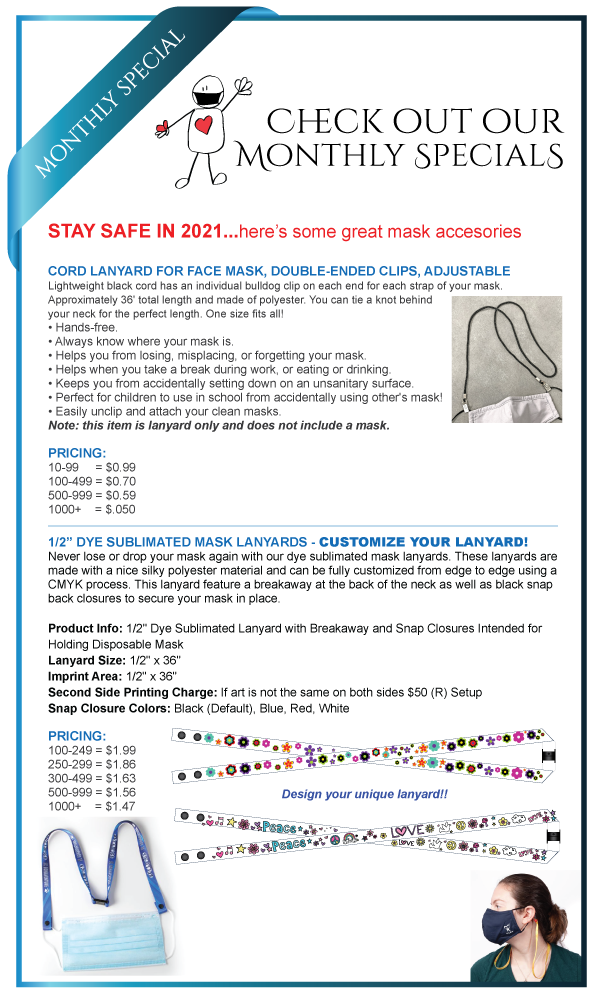 Mask Lanyards JP Graphics
